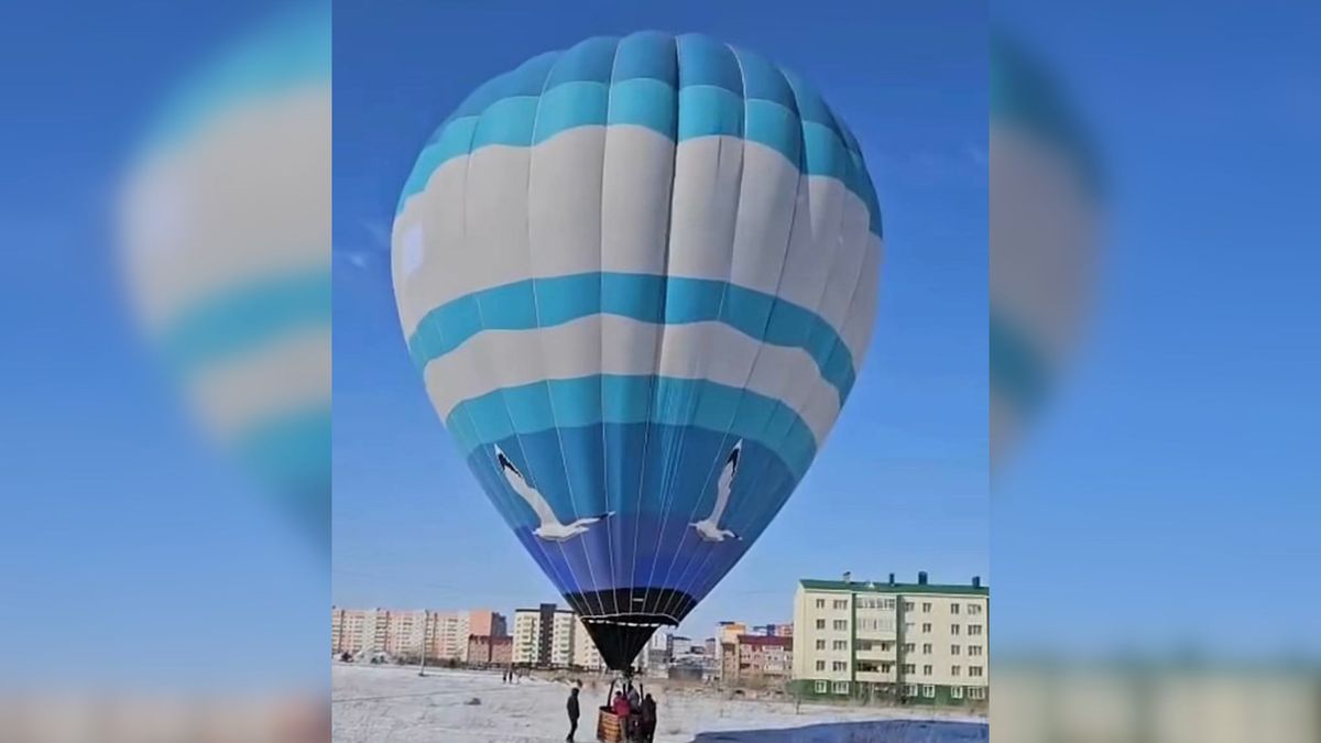 Воздушный шар в Усть-Каменогорске