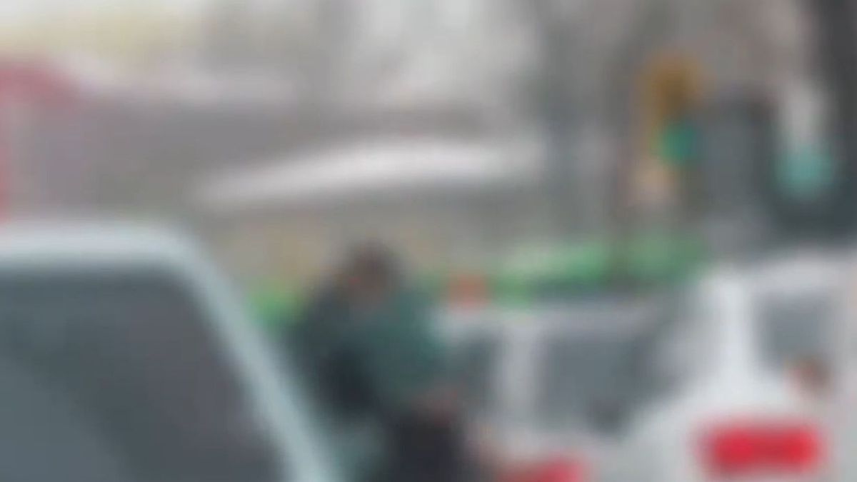 Драка водителей в Шымкенте