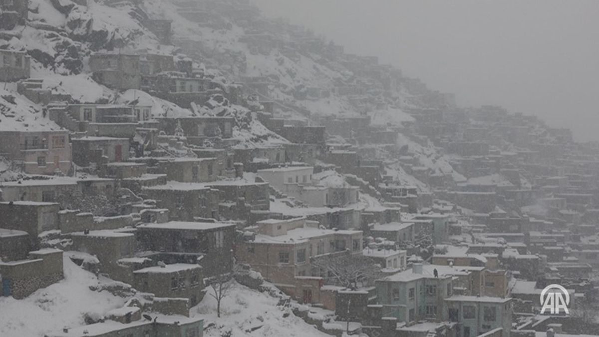 Снегопад в Афганистане