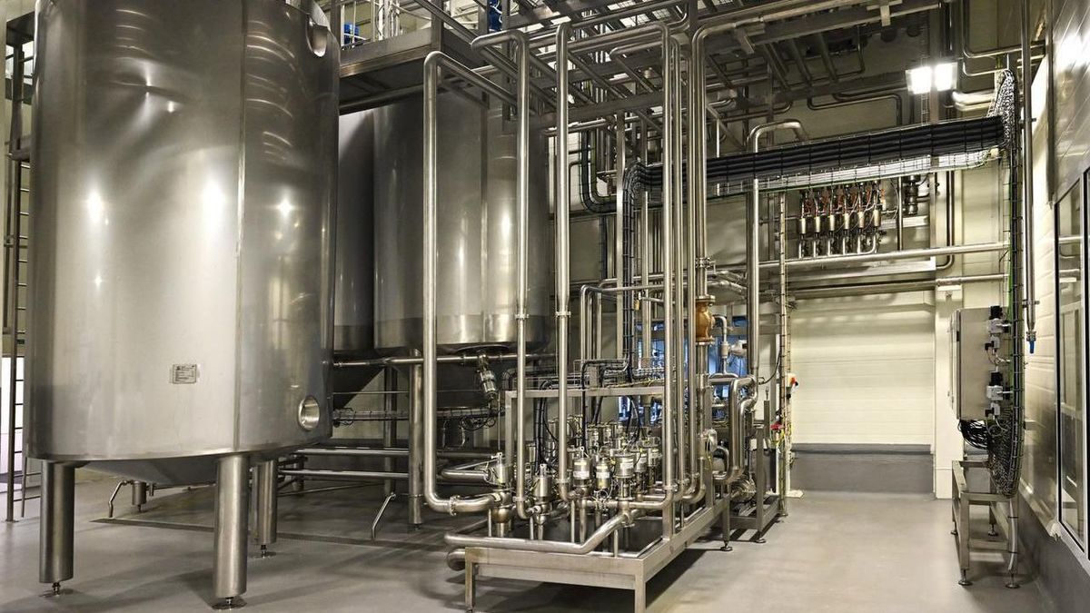 Цех по производству сгущенного молока