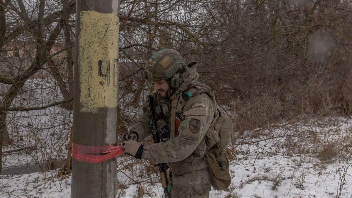 Украинский солдат