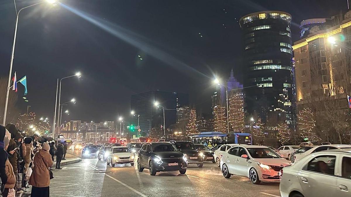 Пробки в Астане