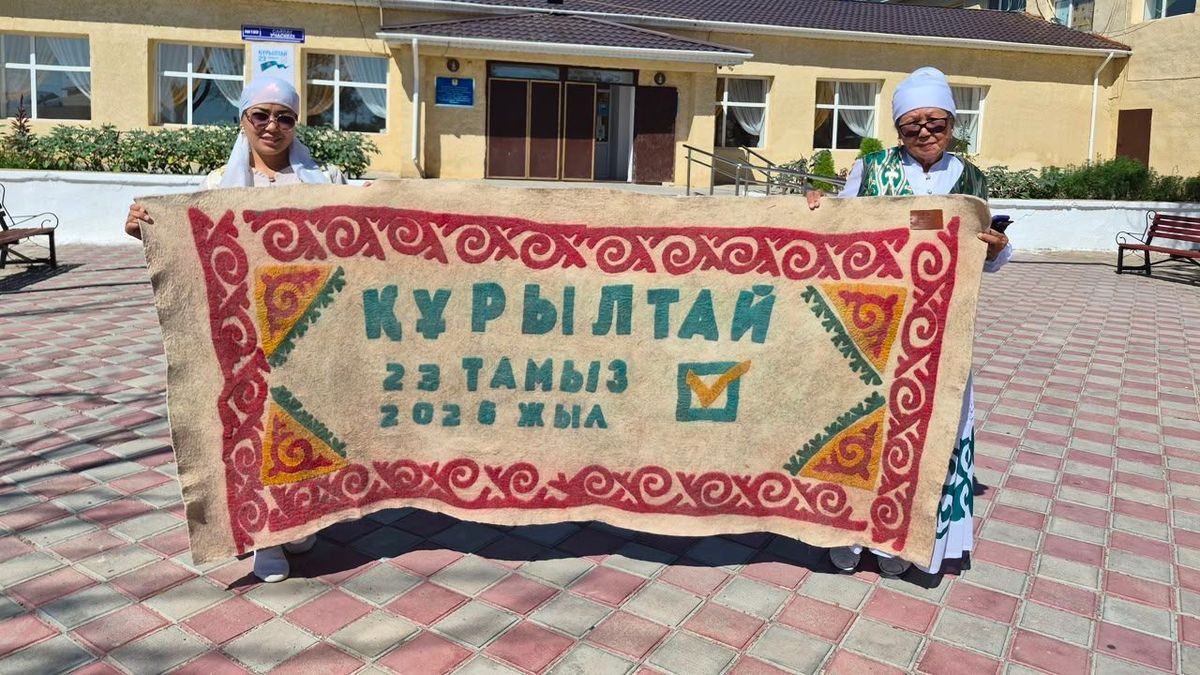 Мангистауская мастерица на выборах