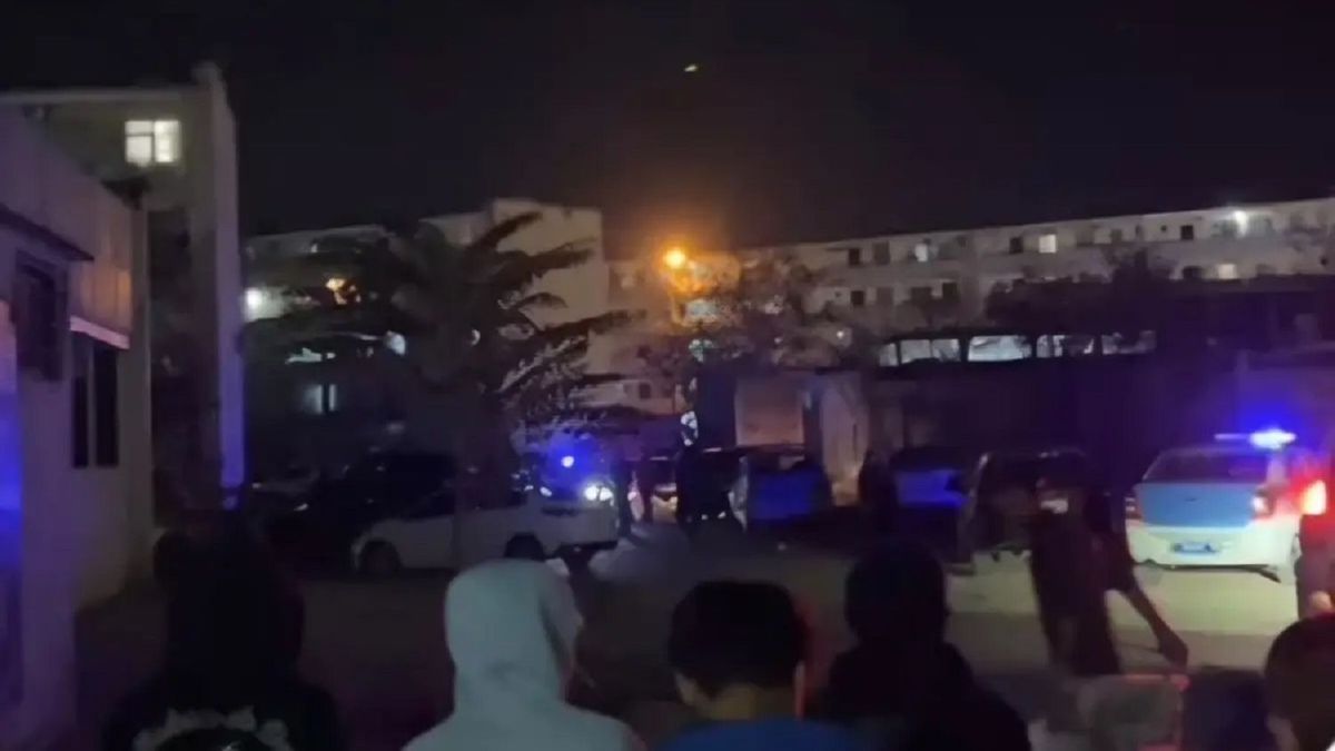 Место драки в Актау