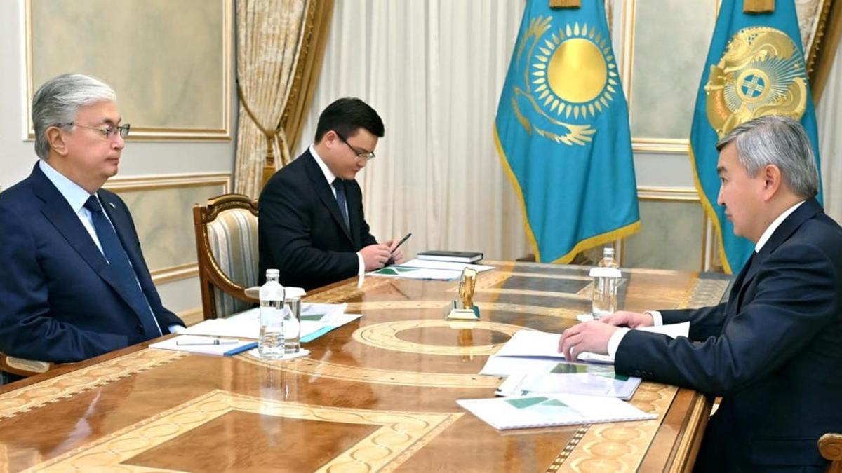 Қасым-Жомарт Тоқаев пен Нұрлан Байбазаров Қасым-Жомарт Тоқаев пен Нұрлан Байбазаров