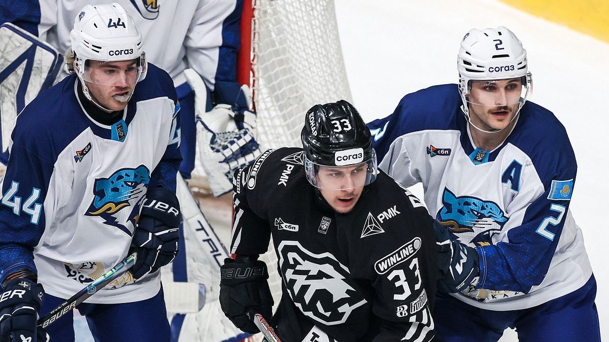 Матч "Трактор" - "Барыс"