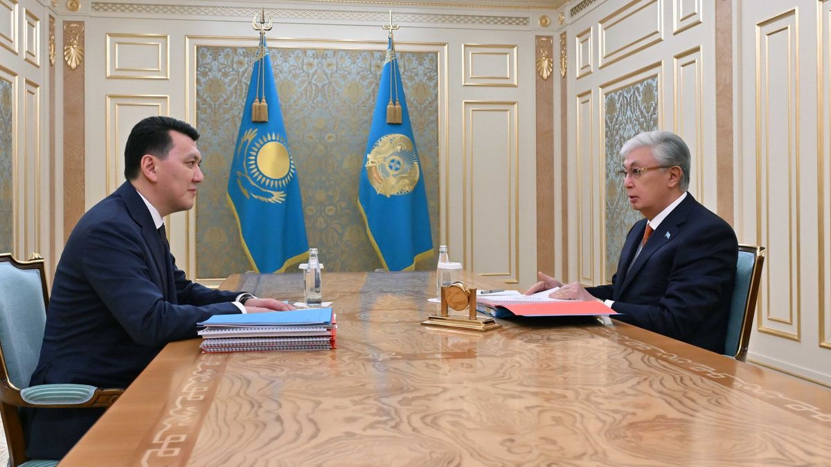 Касым-Жомарт Токаев и Ерлан Карин
