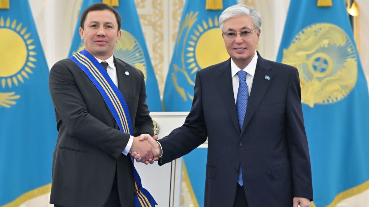Касым-Жомарт Токаев и Геннадий Головкин