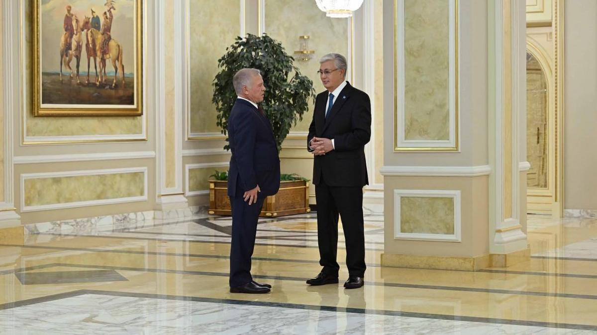 Президент Казахстана и король Иордании
