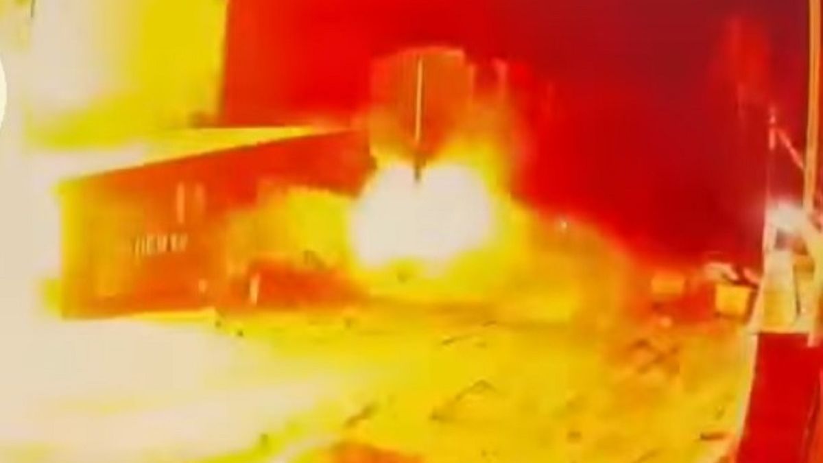 Взрыв в Щучинске