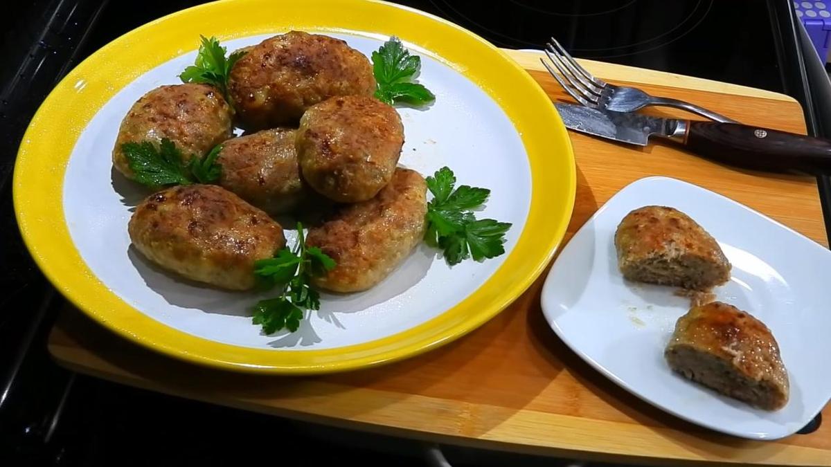Приготовленые в духовке котлеты