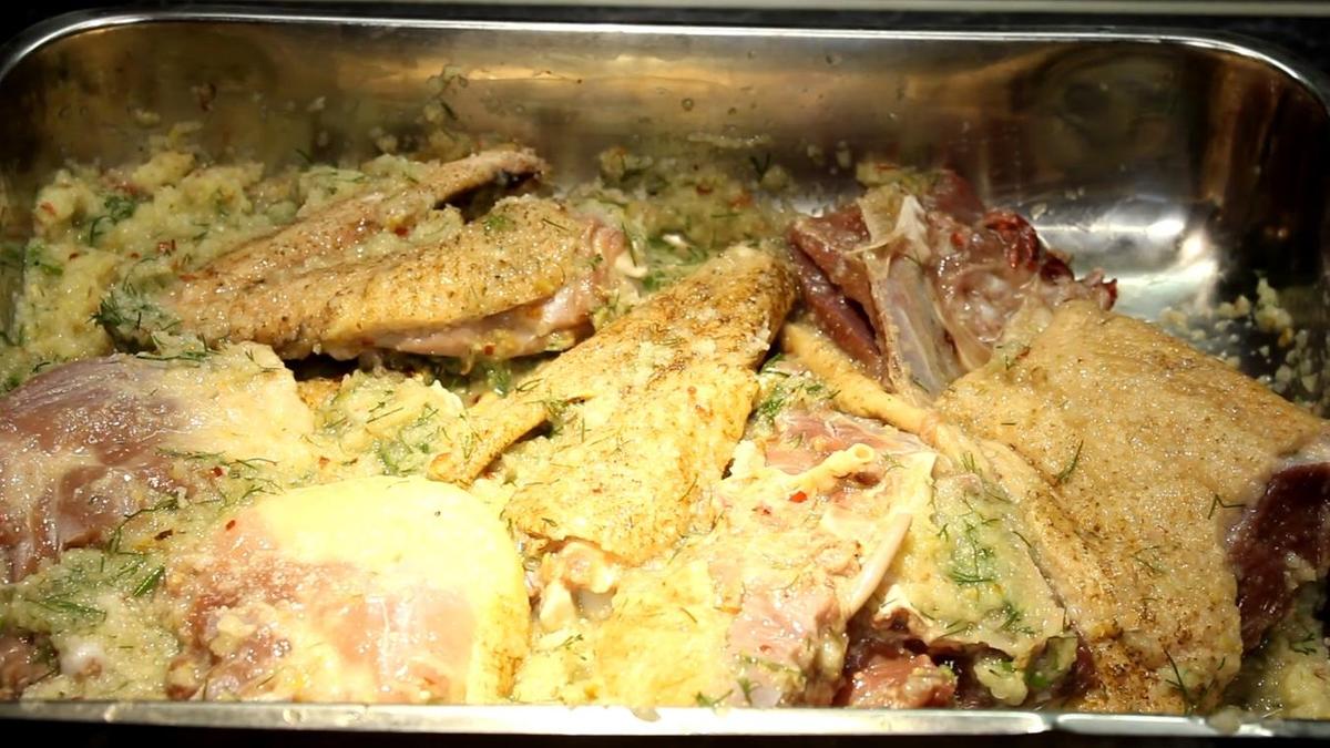 Мясо в маринаде
