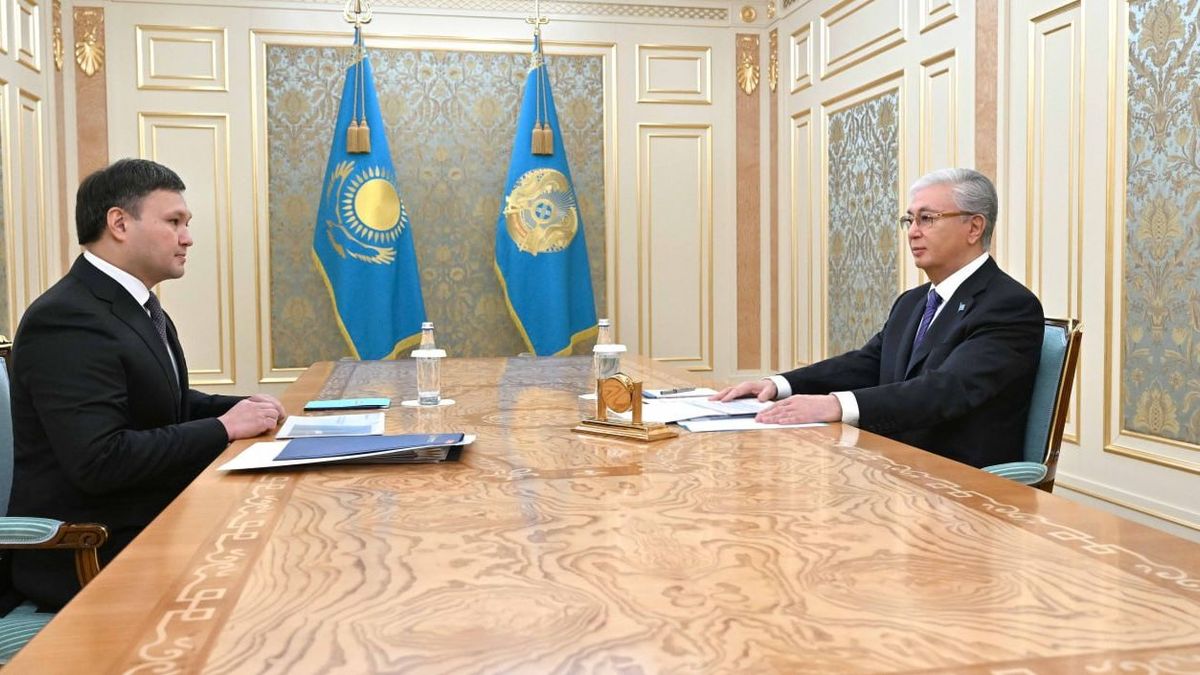 Асхат Хасенов на приеме у Касым-Жомарта Токаева