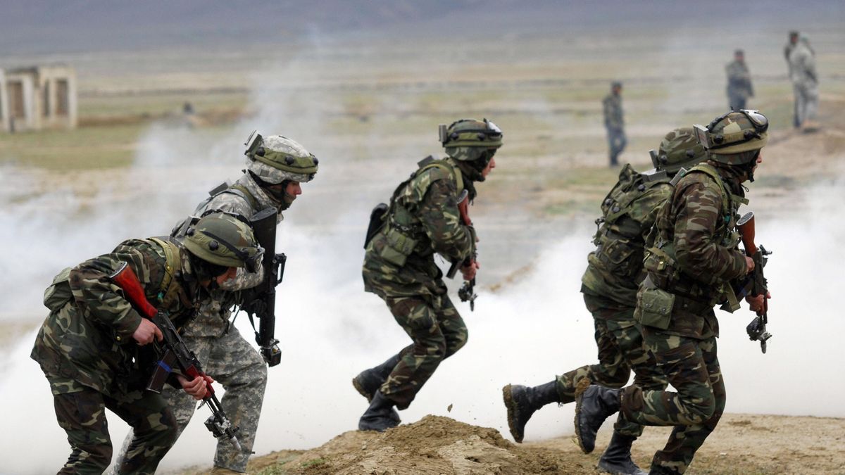 Азербайджанские солдаты