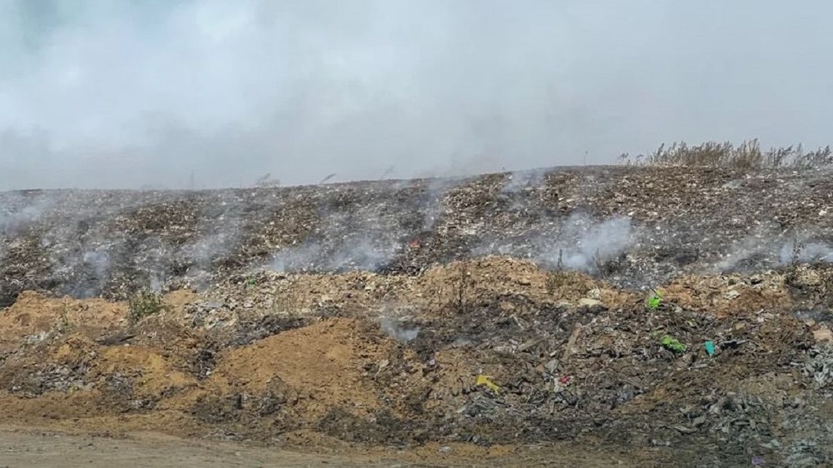 Пожар в Уральске