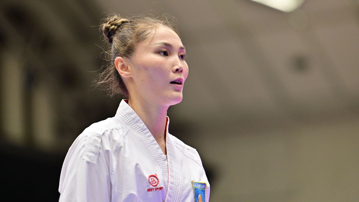Казахстанская каратистка Асель Канай