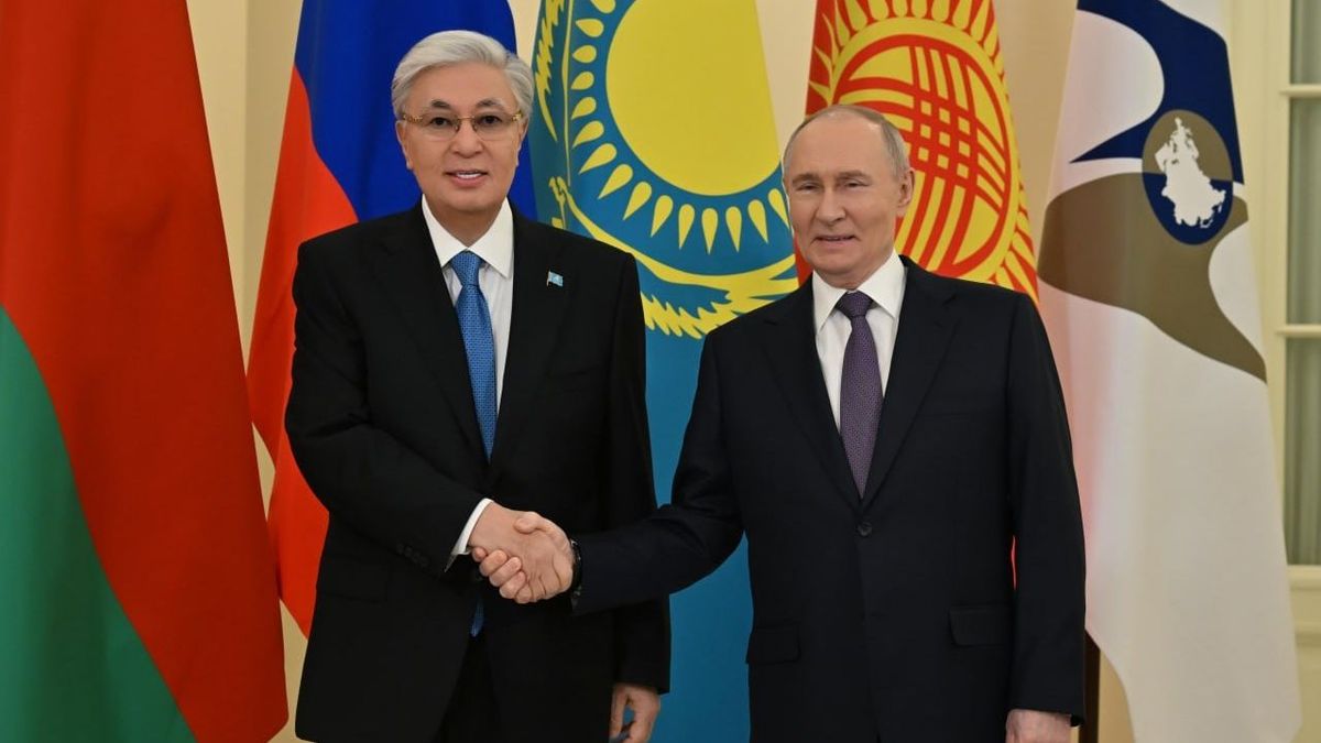 Касым-Жомарт Токаев и Владимир Путин