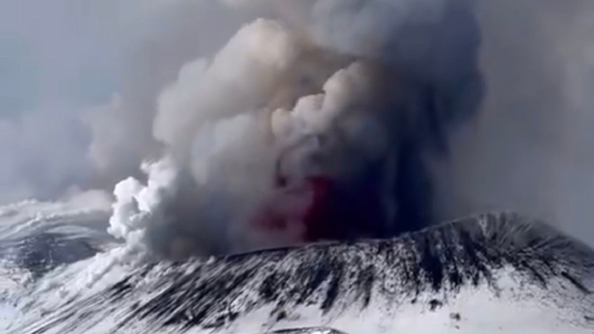 Извержение вулкана Этна