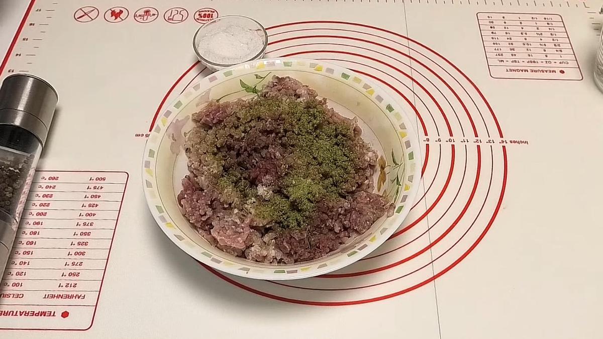 Фарш с сушеными специями