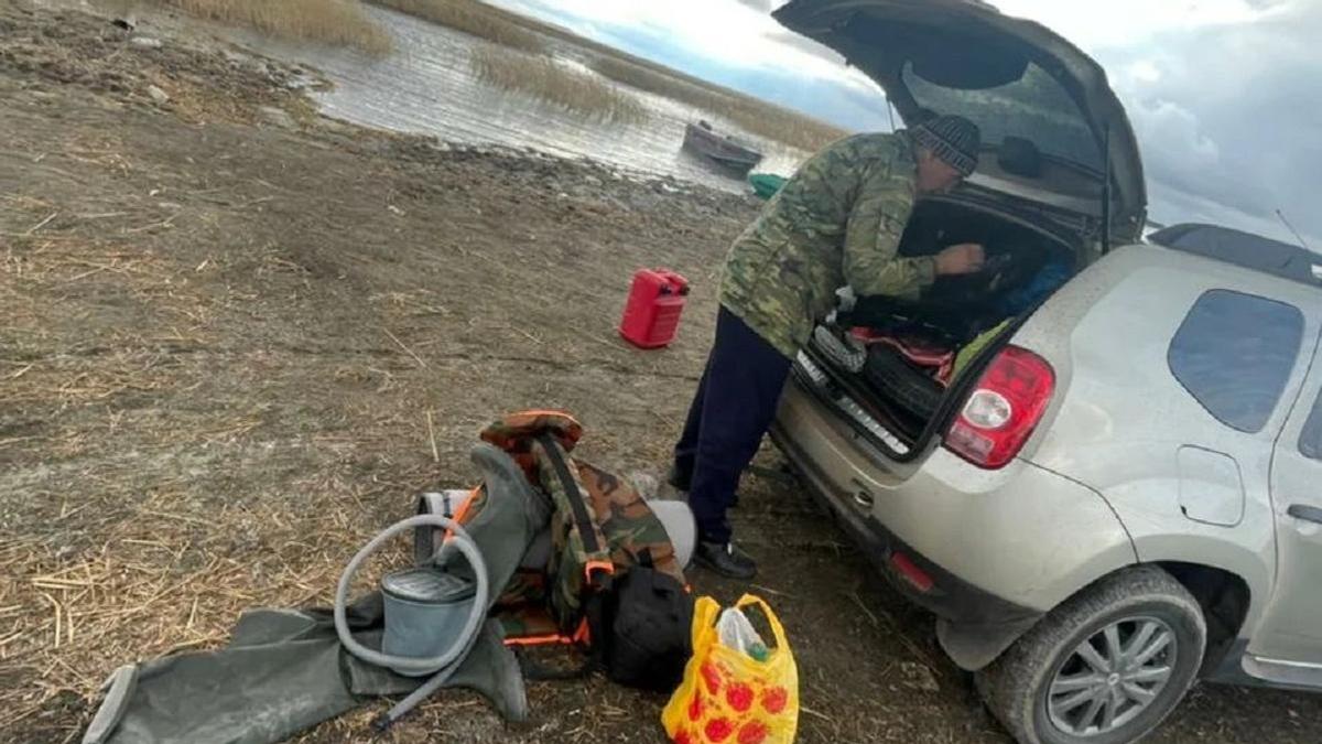 Место пропажи друзей в Павлодарской области