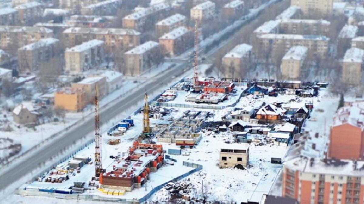 вид на город Петропавловск