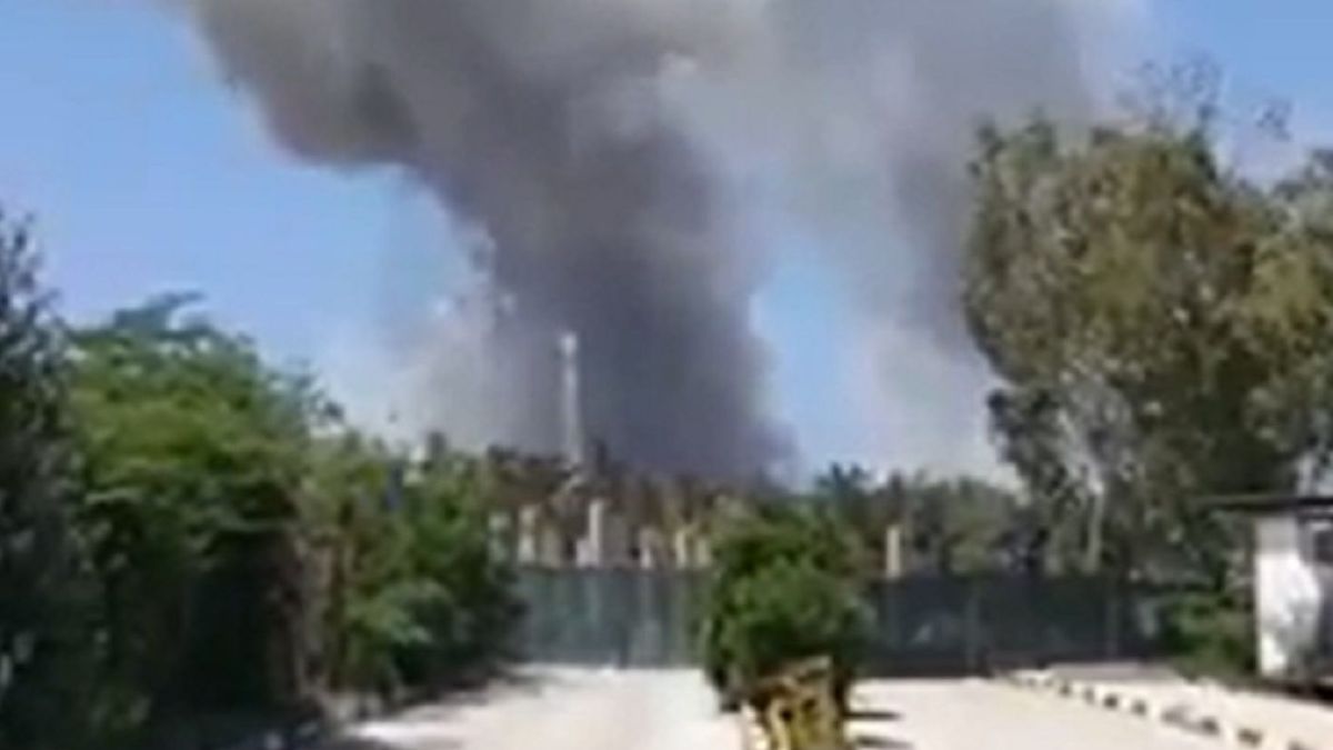 Взрывы на острове Харк