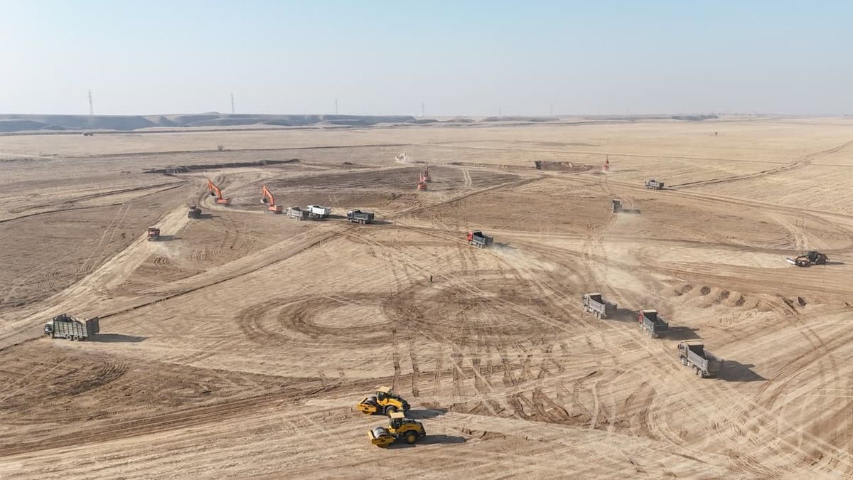 Строительство крупного тепличного комплекса в Шымкенте