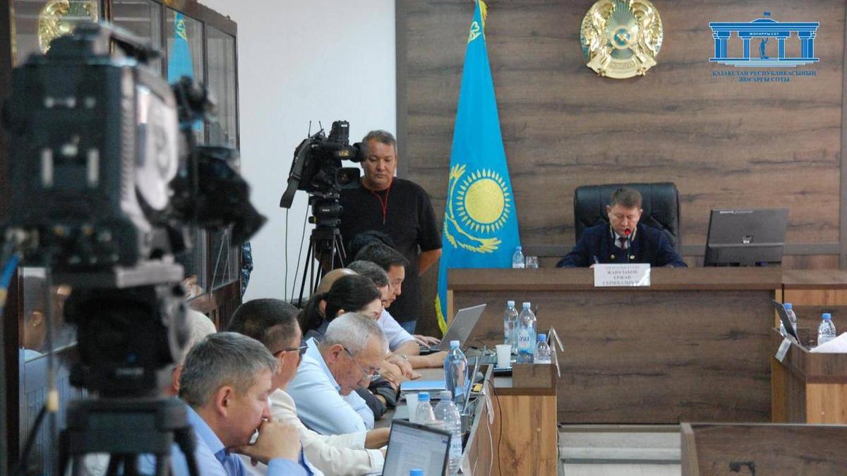 Судебное заседание в Талдыкоргане Судебное заседание в Талдыкоргане