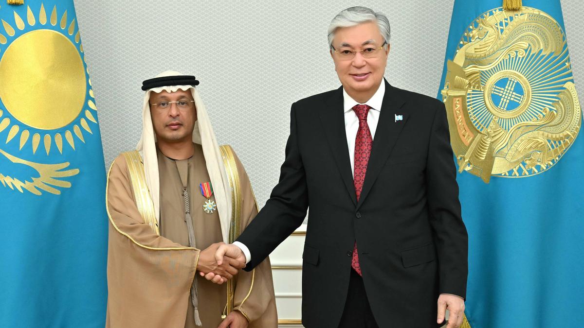 Президент Қасым-Жомарт Тоқаев пен елші Мұхаммед Саид әл-Арики Президент Қасым-Жомарт Тоқаев пен елші Мұхаммед Саид әл-Арики