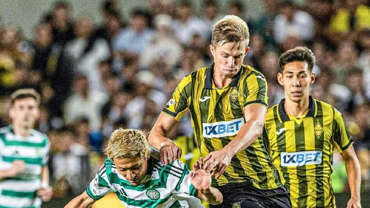 Егор Сорокин в матче против "Селтик"