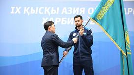Министр Ербол Мырзабосынов туды тапсыруда