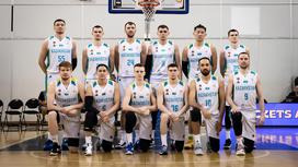 Игроки сборной Казахстана по баскетболу