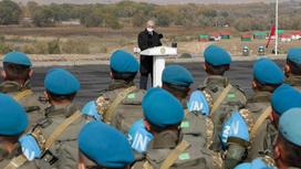 Токаев выступил перед миротворцами