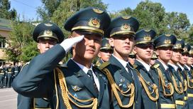 Военнослужащие Казахстана