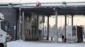 КПП на границе Финляндии и России