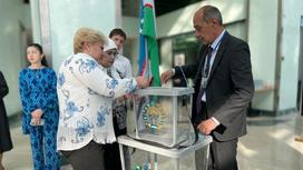 Голосование в Узбекистане