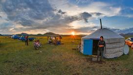 Степь в Монголии