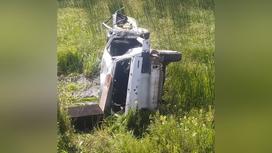 Машина упала в овраг в Акмолинской области