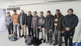 Задержанные на границе с Казахстаном