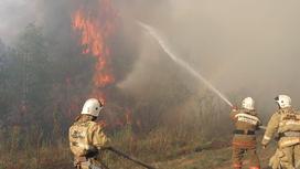 Пожар в Абайской области