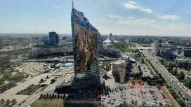 Столица Казахстана с высоты