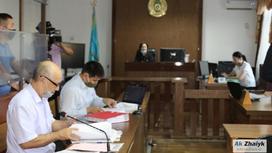 Зал суда по делу о смерти младенца в холодильнике в Атырау