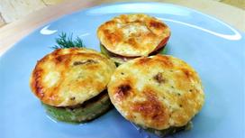 Готовые запеченые кабачки