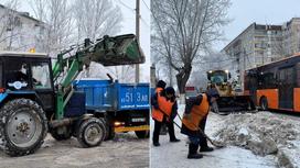 Уборка и вывоз снега в Павлодаре