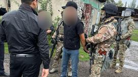 Задержание подозреваемых в Талгаре