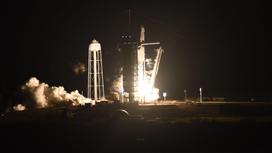 Взлет ракеты SpaceX