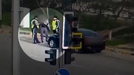 Водителя Hyundai Elantra задержали в Шымкенте