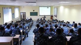 Занятия в академии МВД в Караганде