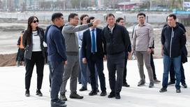 Благоустройство озера Сайран