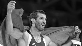 Российский борец Бувайсар Сайтиев на Олимпиаде-2008